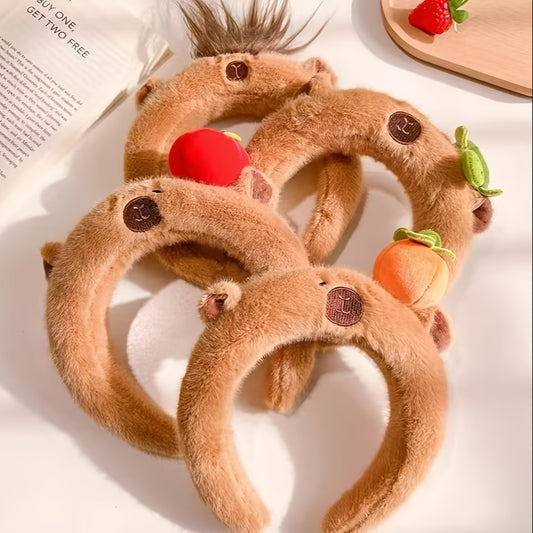 Plush Kabbalah Hairband Capybara