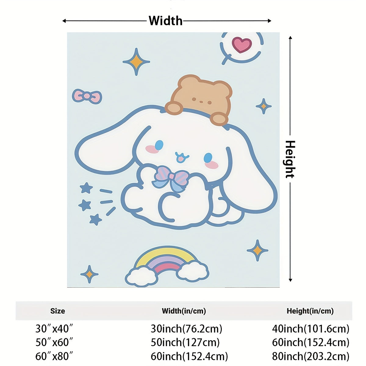 Sanrio Cinnamoroll soft Blanket