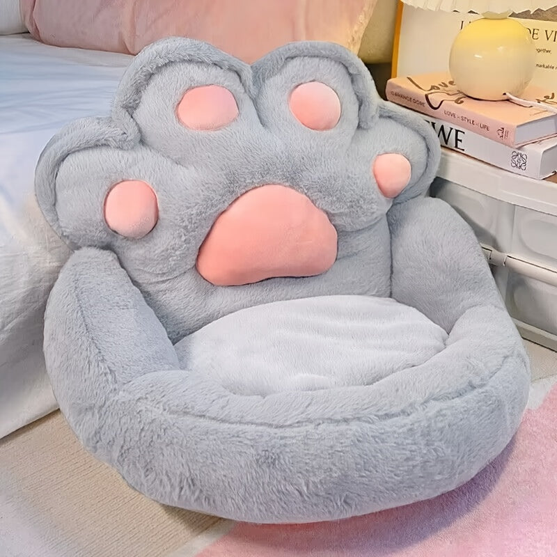 Crown Cat Paw Pillow Cushion chair- Plush Soft
