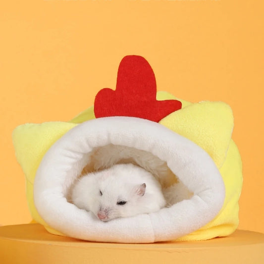 Hamster Nest Winter Warm Small Pet Cage Sleep Bed for Guinea Pigs