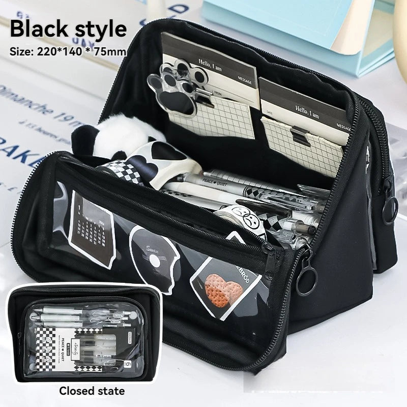 Nine Layer Large Capacity Pencil Case Simple And Multi Functional Pencil Box For Primary And Junior High School Students