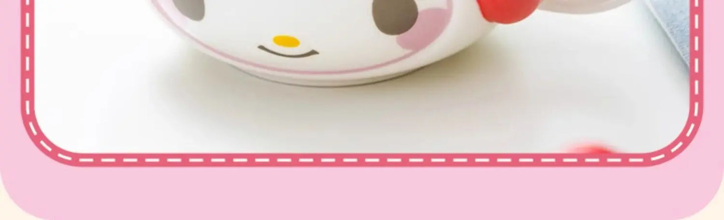 Kawaii Hello Kitty Ceramic Cup Kids Cartoon Cinnamoroll Juice Milk Breakfast Cup Men Female Office Coffee Cup Cute Holiday Gift