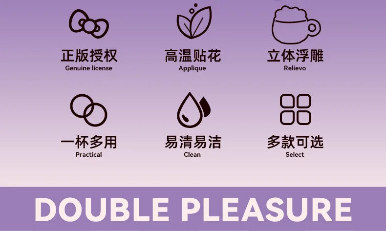 Kawaii Hello Kitty Ceramic Cup Kids Cartoon Cinnamoroll Juice Milk Breakfast Cup Men Female Office Coffee Cup Cute Holiday Gift