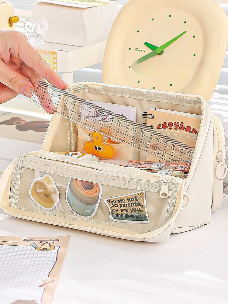 Nine Layer Large Capacity Pencil Case Simple And Multi Functional Pencil Box For Primary And Junior High School Students