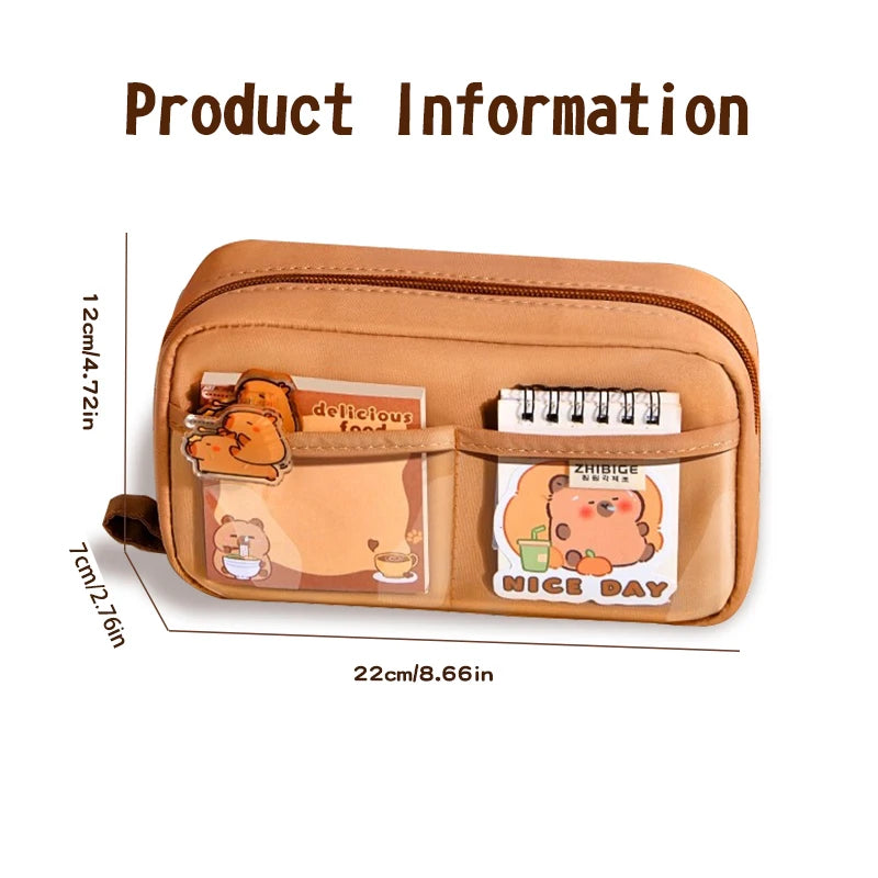 17/31 pce Capybara Pencil Box Set, 5-layer