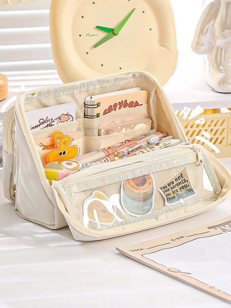 Nine Layer Large Capacity Pencil Case Simple And Multi Functional Pencil Box For Primary And Junior High School Students