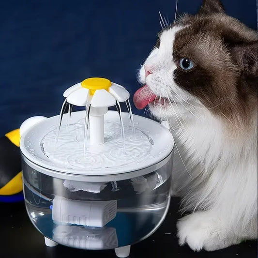 Pets Water Fountain Auto Filter USB Electric Mute Cat Drinker Bowl 1200mL Recirculate Filtring Drinker for Cats Water Dispenser