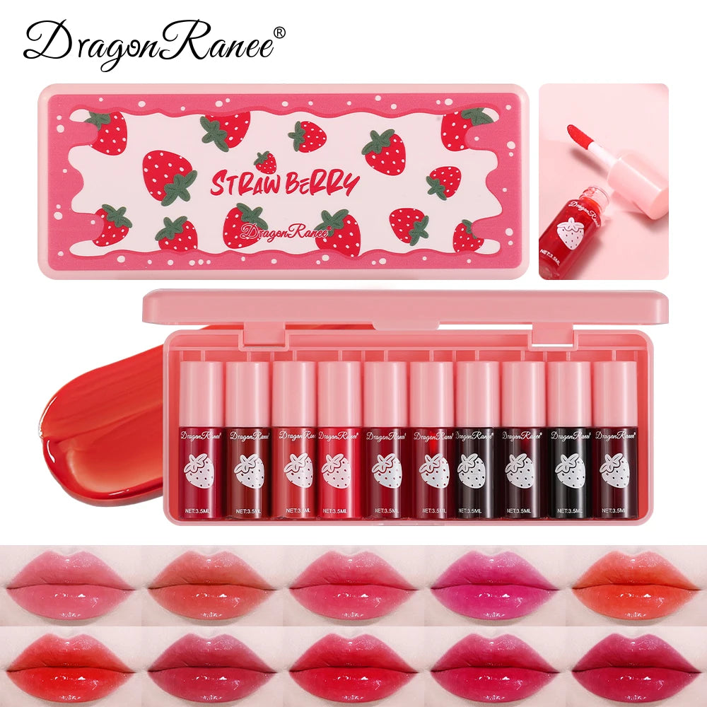 Lipstick 10-pack lip lotion long Lasting Color Film Lipstick