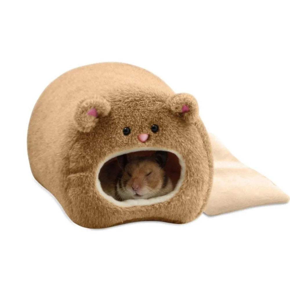 Hamster Soft Warm Bed Rat Hammock Squirrel Winter Pet Toy Hamster Cage House Hanging Nest,Mat House Bed Animal Mice Rat Nest