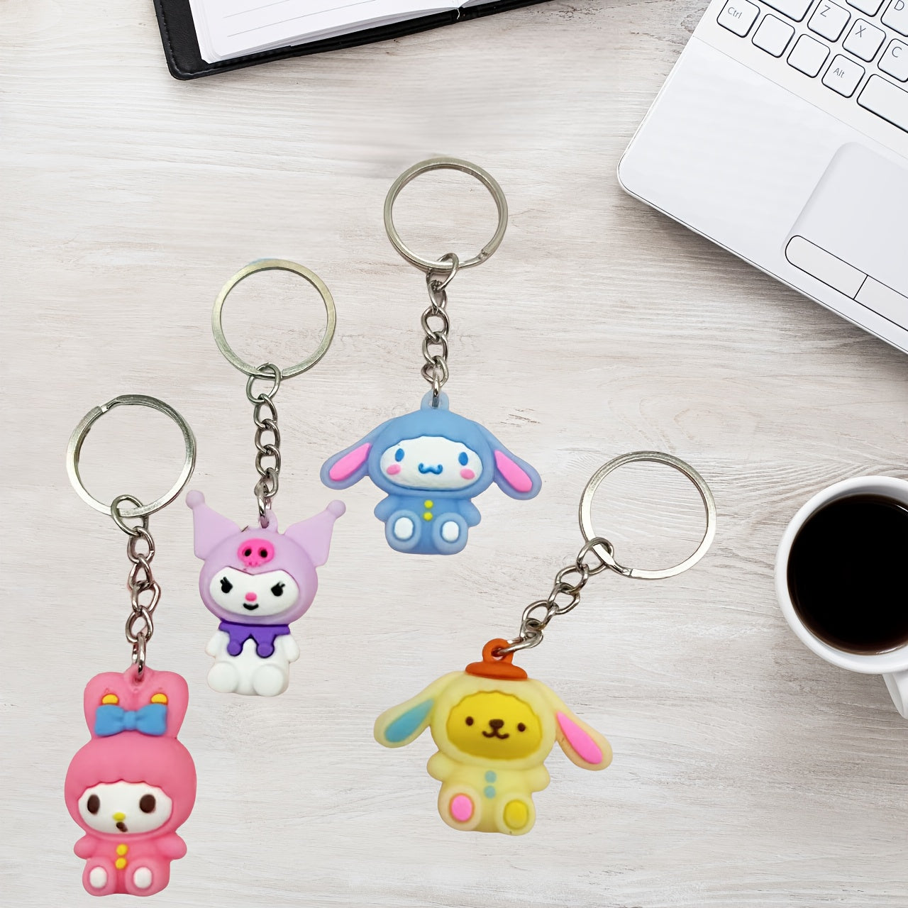 8 (set) Keychains Anrio Cartoon Character