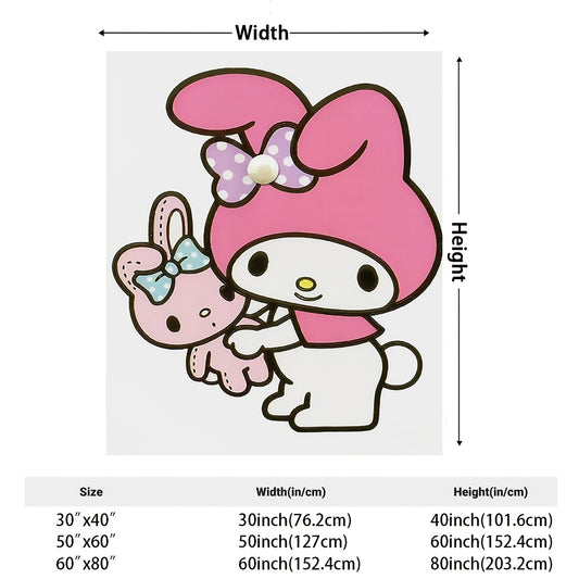 Sanrio for my melody Plush Toy & Blanket - Set Super soft