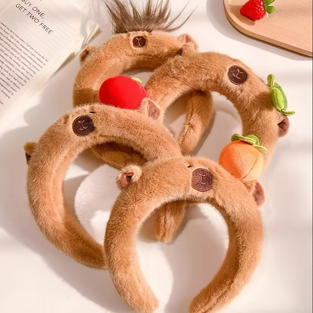 Plush Kabbalah Hairband Capybara