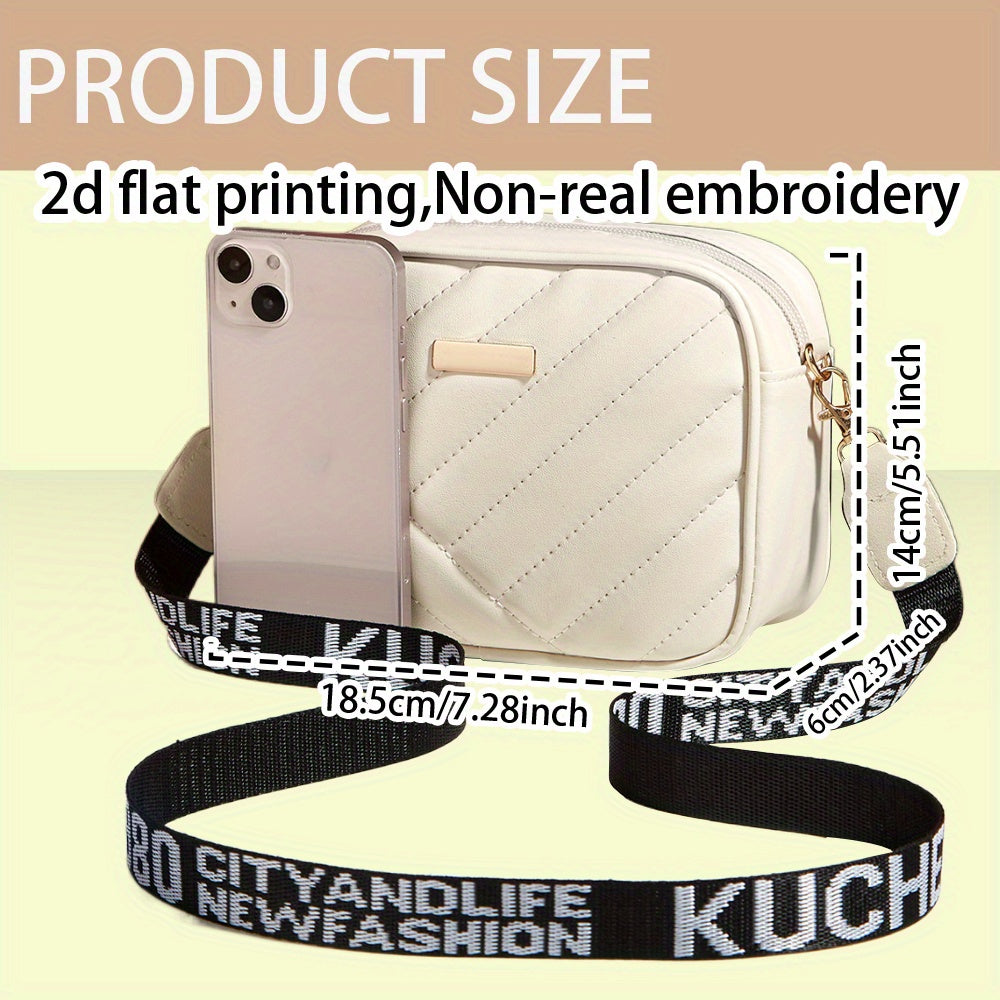 Stylish Capybara Print Crossbody Bag