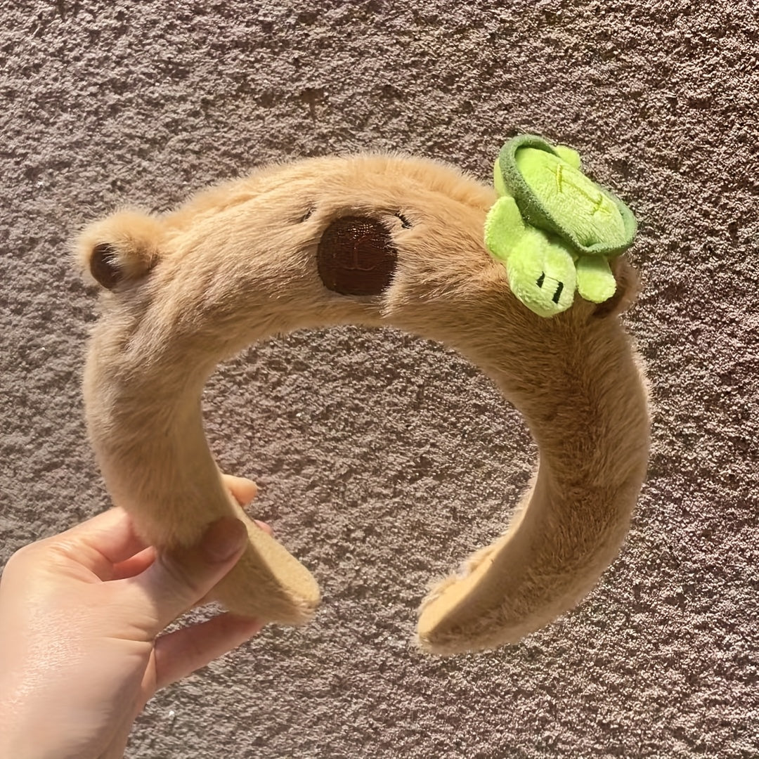 Plush Kabbalah Hairband Capybara