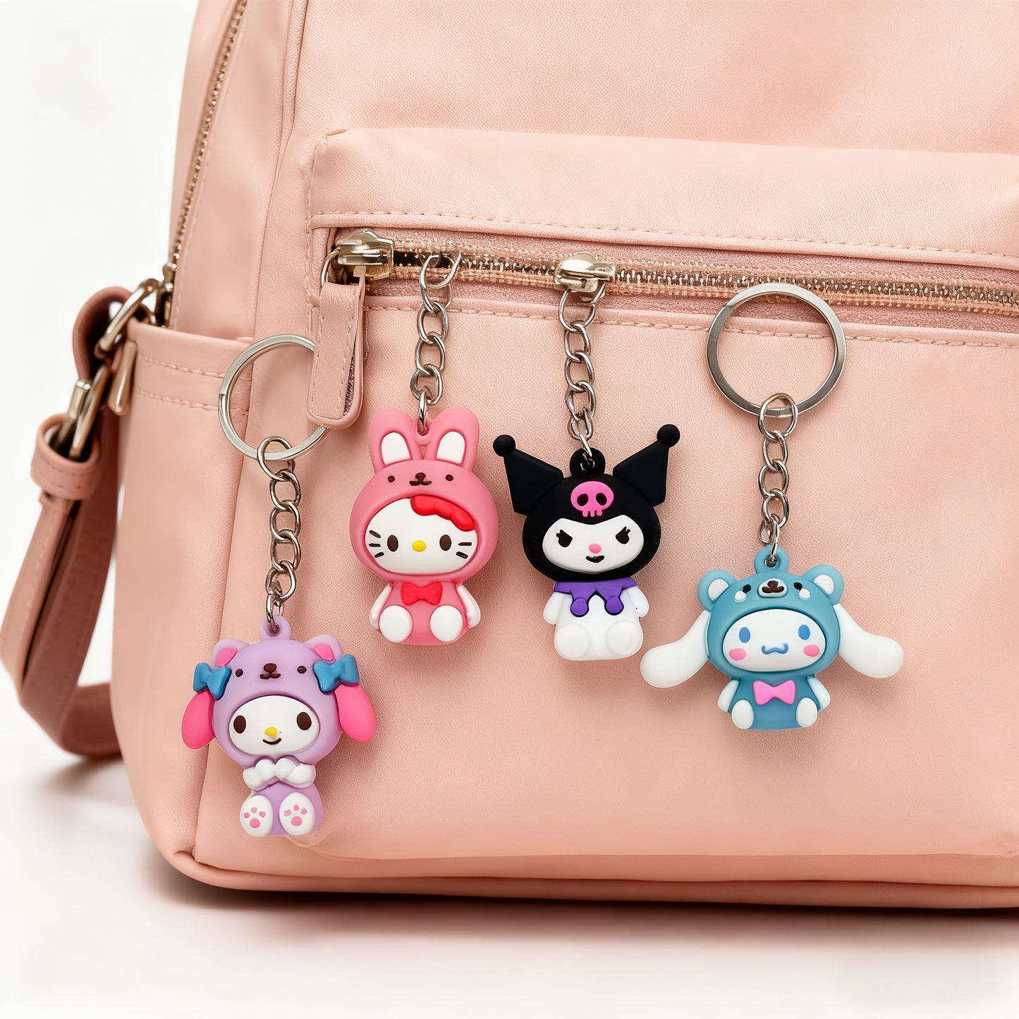 8 (set)  Keychains  Anrio Cartoon Character