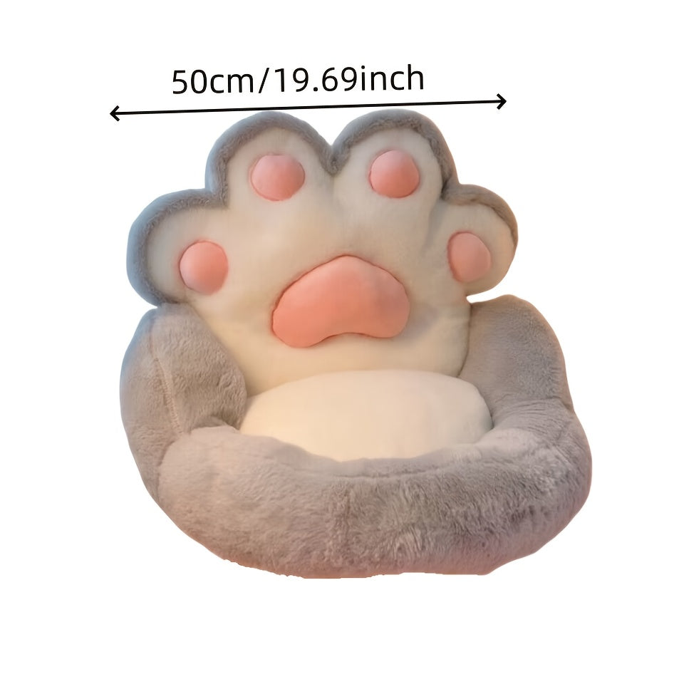Crown Cat Paw Pillow Cushion chair- Plush Soft