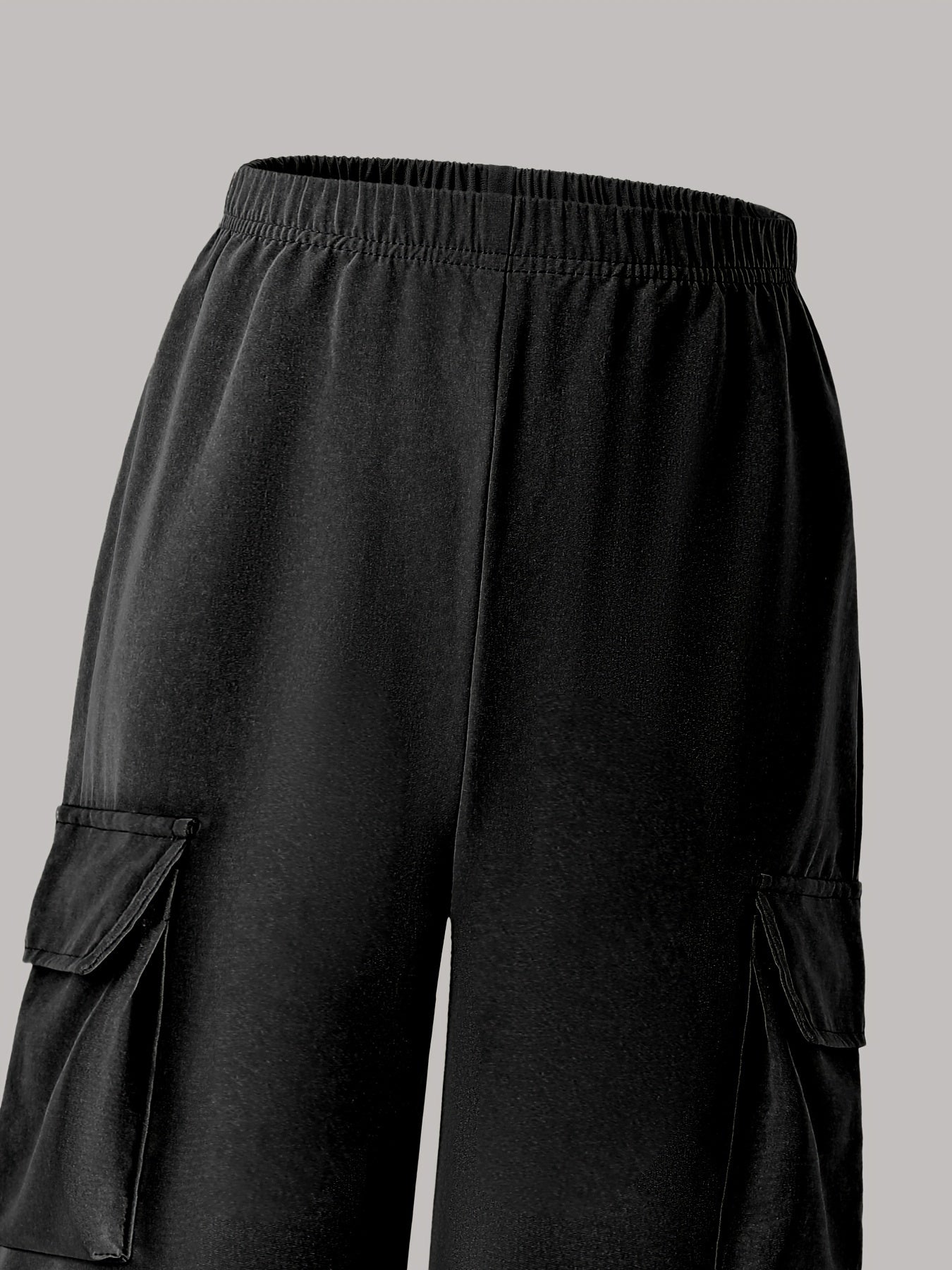 Two-Piece Set - street style Outdoor ´Cool Girls' Fashion Simple Long Sleeve + Cargo Wide-Leg Pants