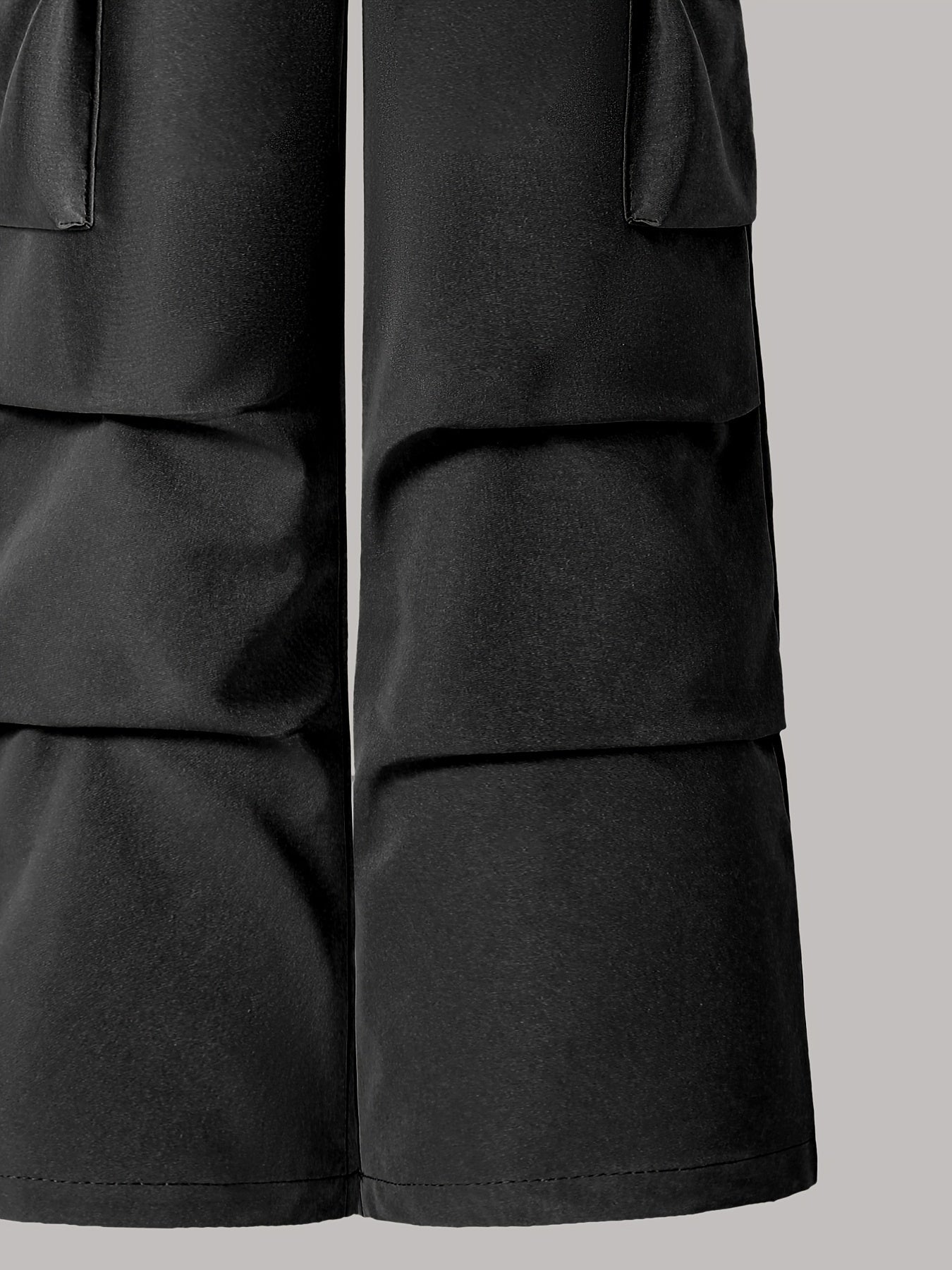 Two-Piece Set - street style Outdoor ´Cool Girls' Fashion Simple Long Sleeve + Cargo Wide-Leg Pants