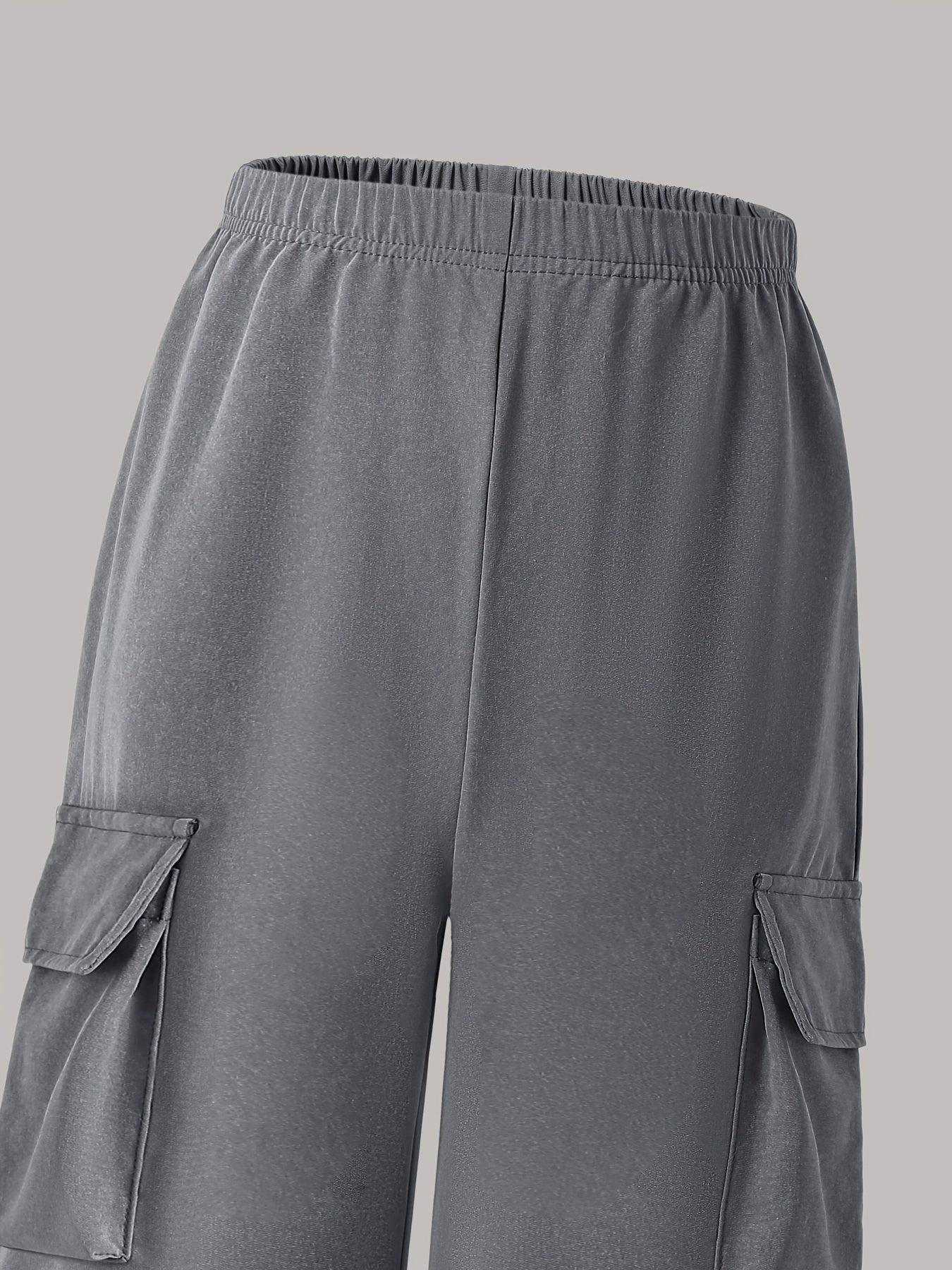 Two-Piece Set - street style Outdoor ´Cool Girls' Fashion Simple Long Sleeve + Cargo Wide-Leg Pants