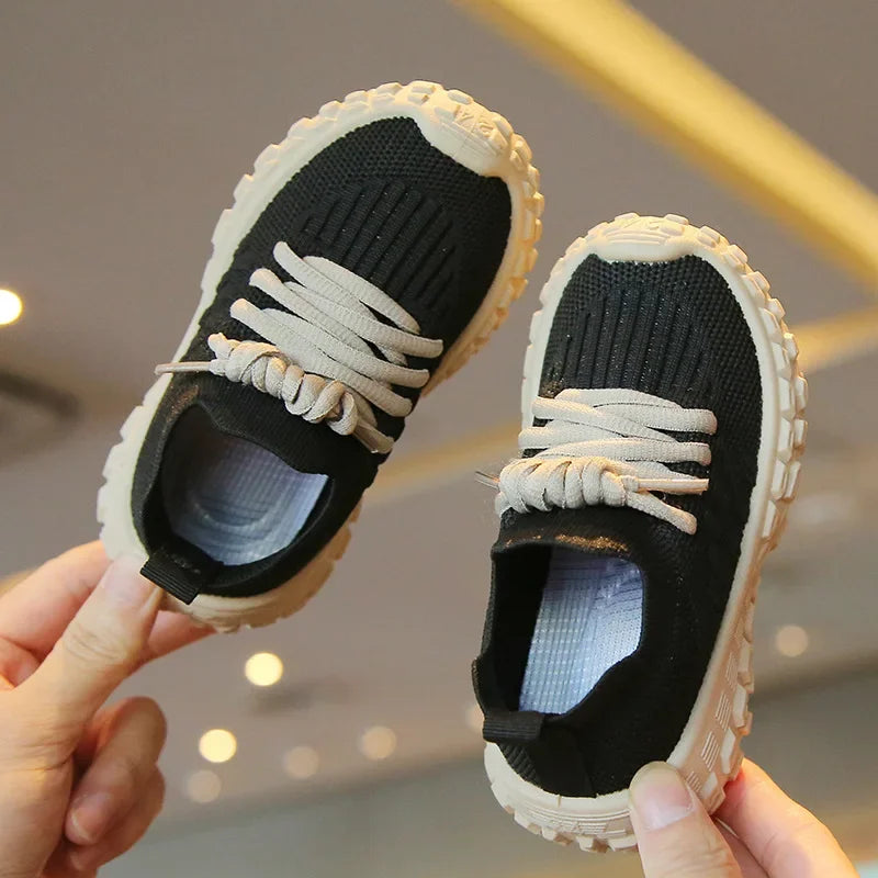 Sport Running Soft Casual Breathable Autumn Non-Slip Kids Sneakers Children Shoes