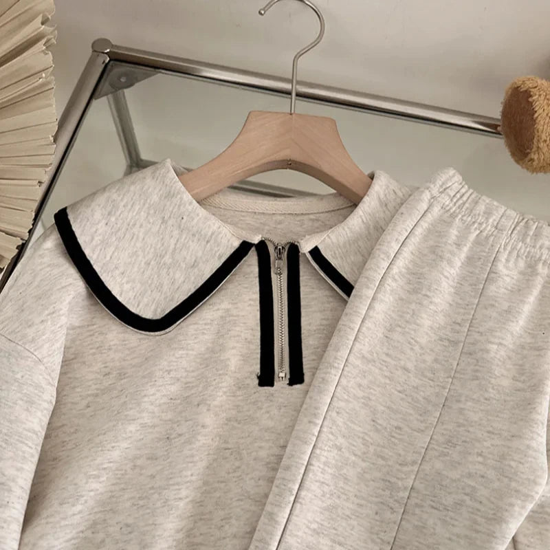 3-7Y Girls Spring Hoodies Set Children's Autumn 2025 Hoodie Pants Two Piece Set