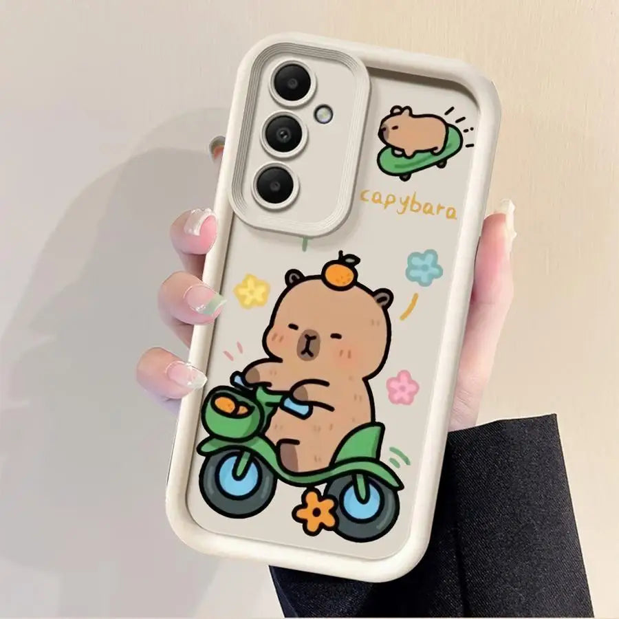 Capybara Phone case for Samsung Galaxy A21s A22 A23 A54 A55 A71 A73 A24 A25 A52 A52s A53 A31 A32 A33 A34 A35 A51 4G 5G