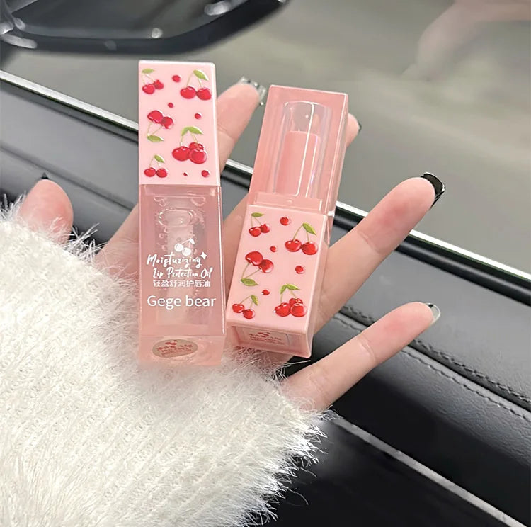 Lip Balm Cherry Hydrating and Lip Oil Set