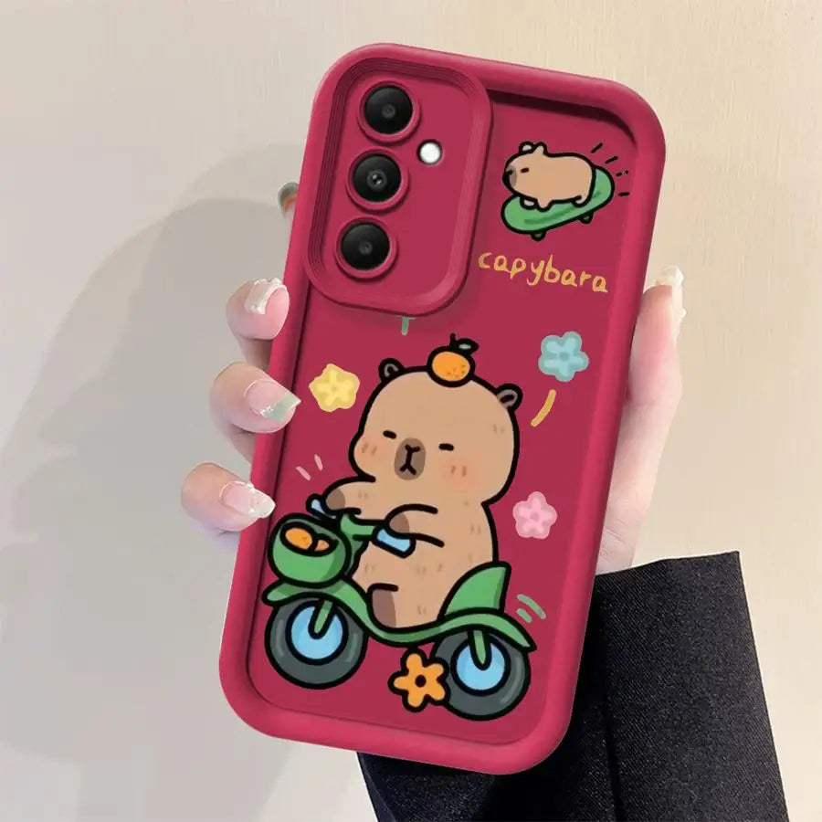 Capybara Phone case for Samsung Galaxy A21s A22 A23 A54 A55 A71 A73 A24 A25 A52 A52s A53 A31 A32 A33 A34 A35 A51 4G 5G