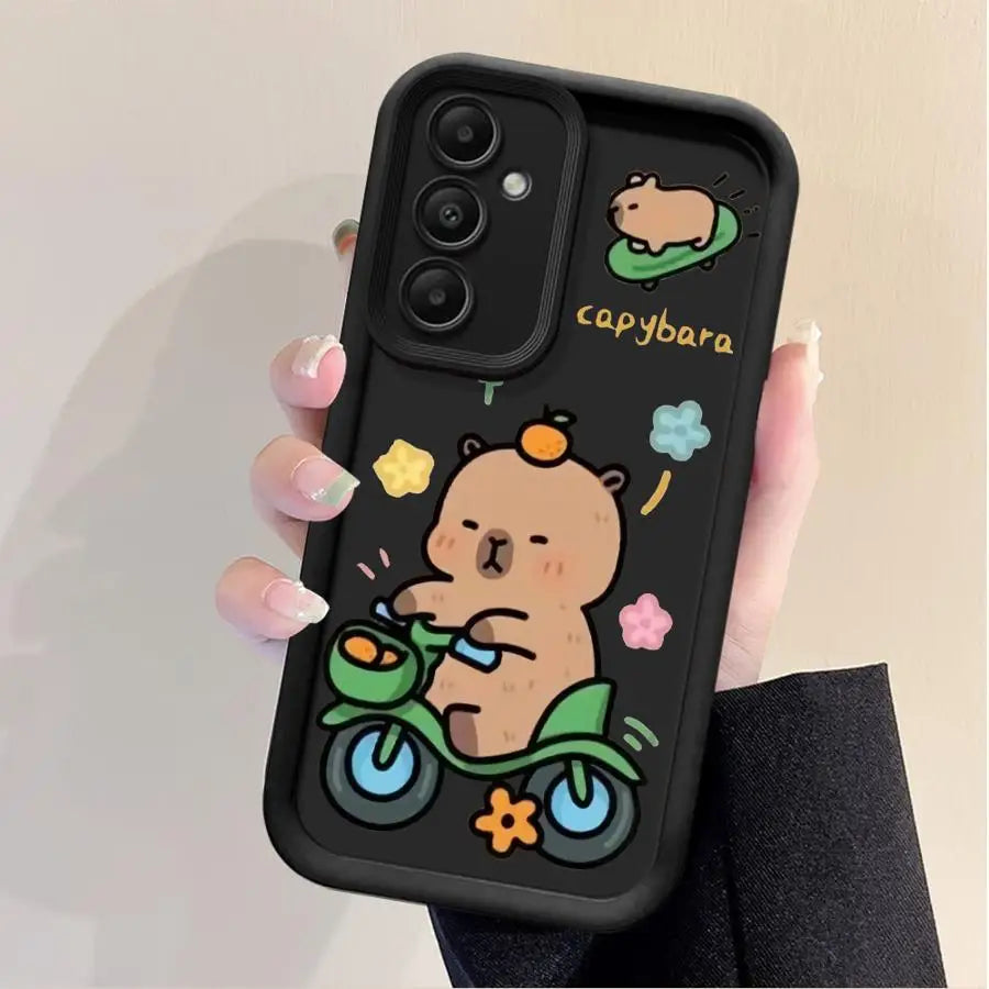 Capybara Phone case for Samsung Galaxy A21s A22 A23 A54 A55 A71 A73 A24 A25 A52 A52s A53 A31 A32 A33 A34 A35 A51 4G 5G