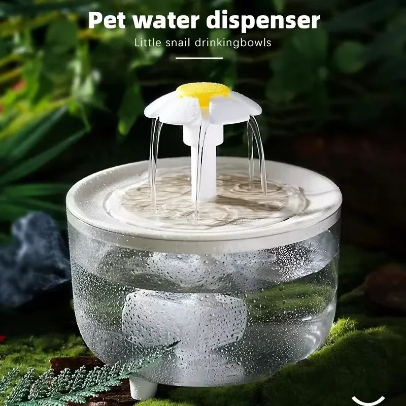 Pets Water Fountain Auto Filter USB Electric Mute Cat Drinker Bowl 1200mL Recirculate Filtring Drinker for Cats Water Dispenser