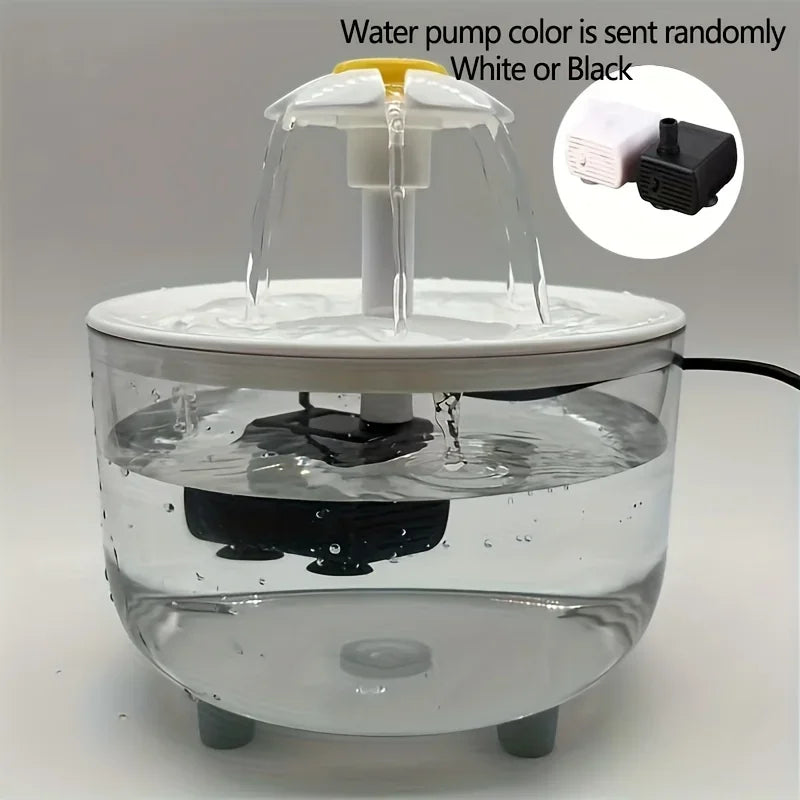 Pets Water Fountain Auto Filter USB Electric Mute Cat Drinker Bowl 1200mL Recirculate Filtring Drinker for Cats Water Dispenser