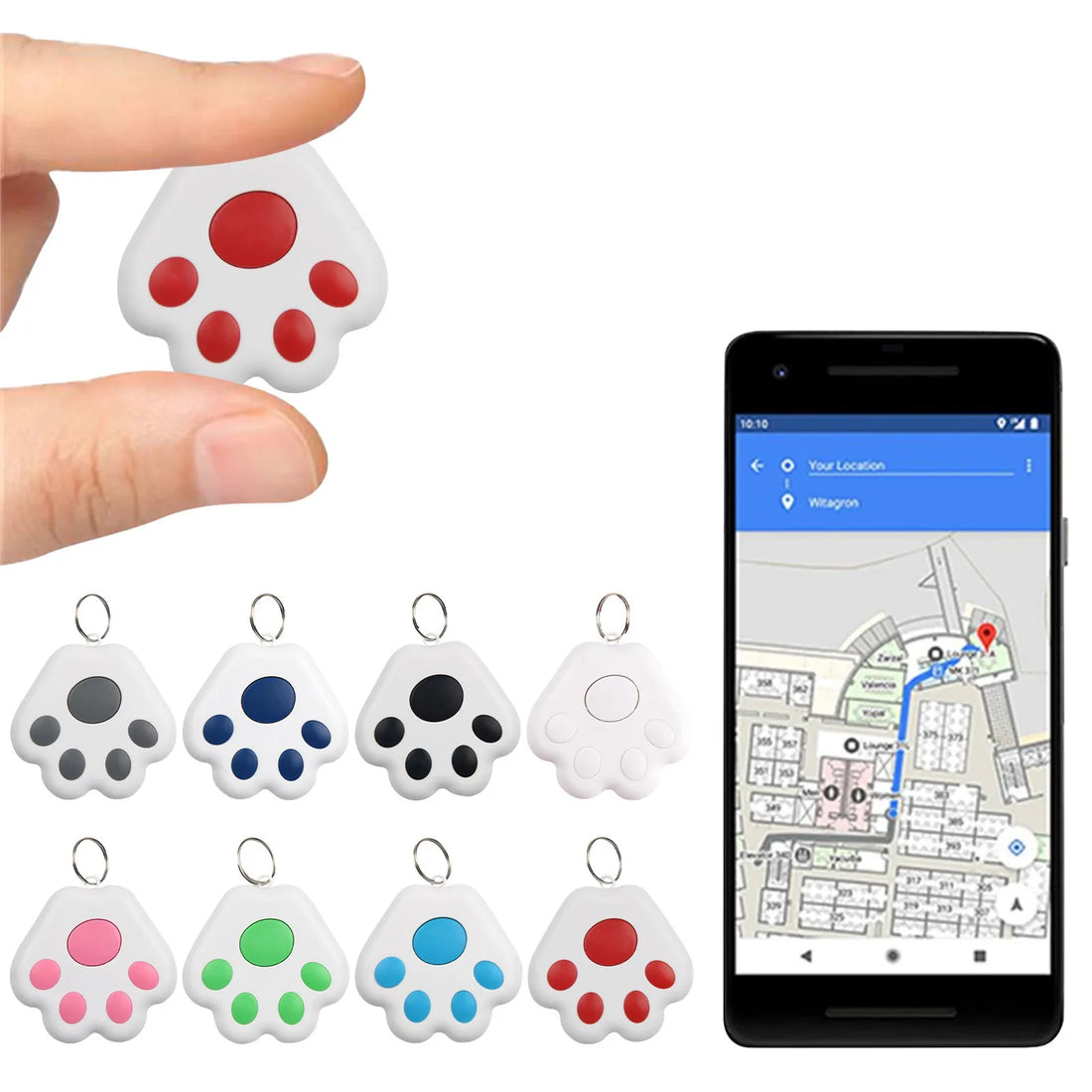 Mini GPS Tracker Anti-lost Sensor Finder Smart Bluetooth GPS Locator Wireless Tracker Pet Cat Wallet Phone Keys Finder Locator