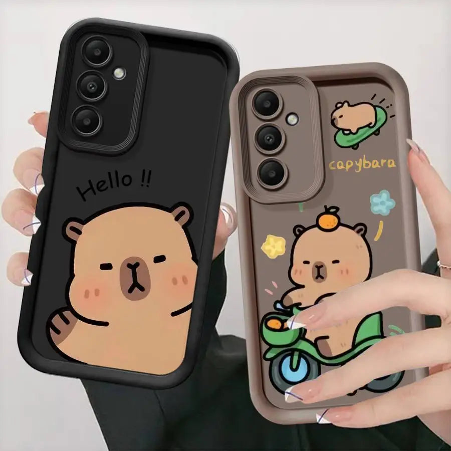 Capybara Phone case for Samsung Galaxy A21s A22 A23 A54 A55 A71 A73 A24 A25 A52 A52s A53 A31 A32 A33 A34 A35 A51 4G 5G