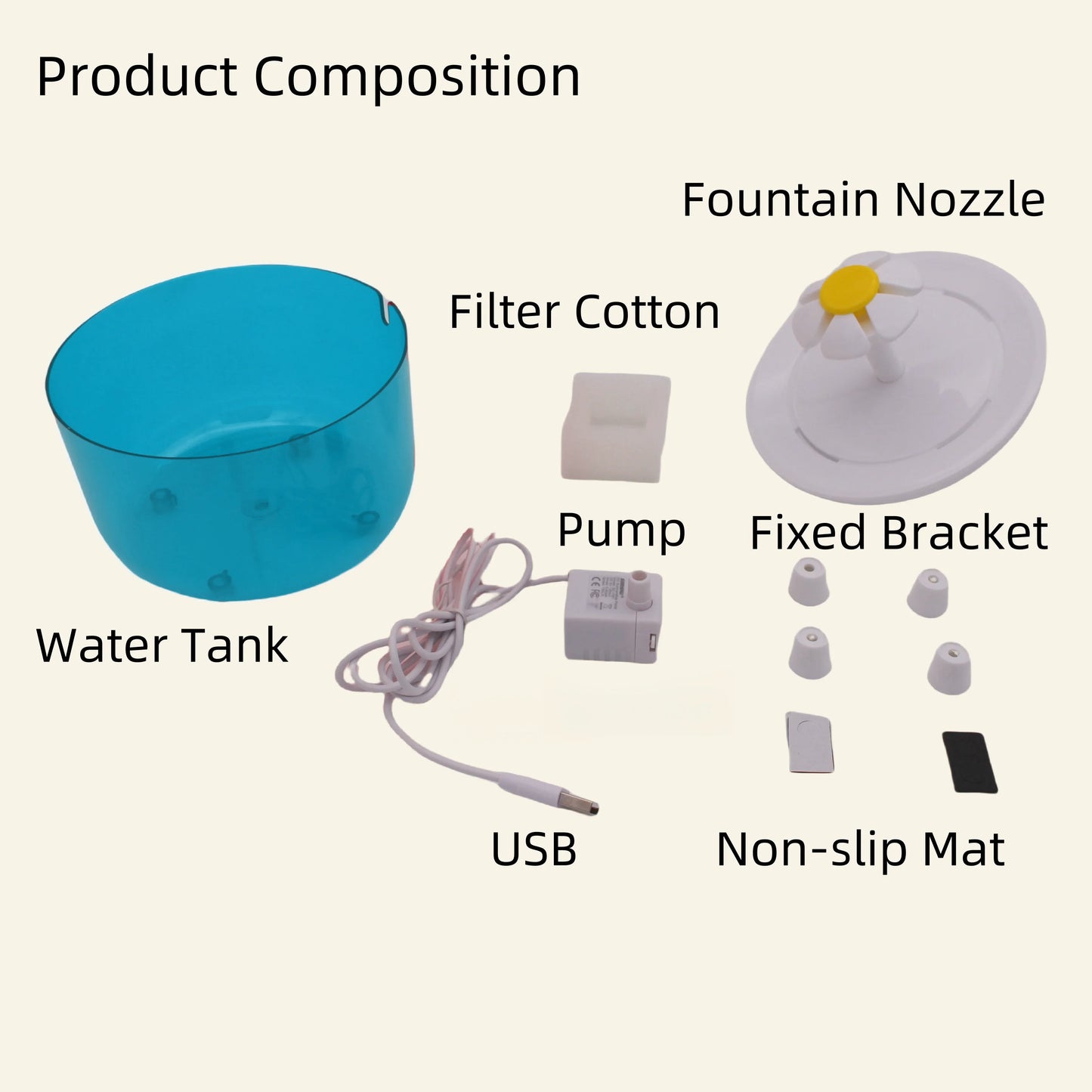 Pets Water Fountain Auto Filter USB Electric Mute Cat Drinker Bowl 1200mL Recirculate Filtring Drinker for Cats Water Dispenser