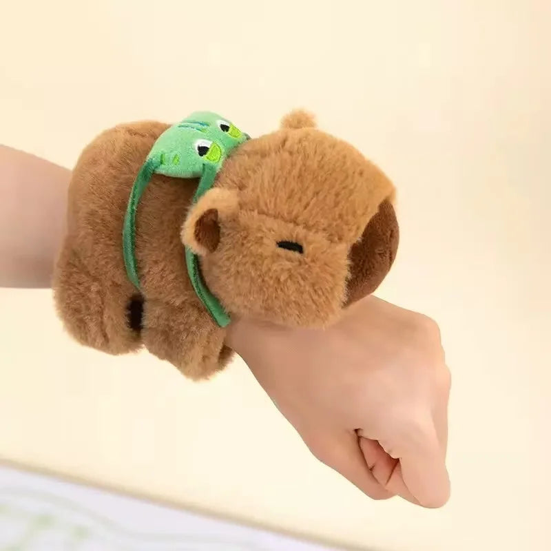 Kapibala Plush Bracelet - Cute Animal Backpack Accessory