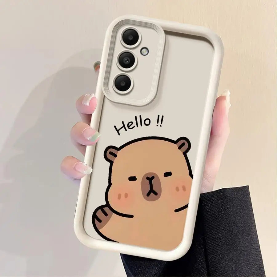 Capybara Phone case for Samsung Galaxy A21s A22 A23 A54 A55 A71 A73 A24 A25 A52 A52s A53 A31 A32 A33 A34 A35 A51 4G 5G