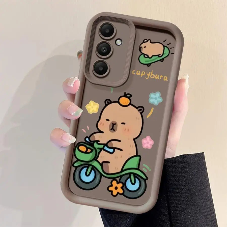 Capybara Phone case for Samsung Galaxy A21s A22 A23 A54 A55 A71 A73 A24 A25 A52 A52s A53 A31 A32 A33 A34 A35 A51 4G 5G