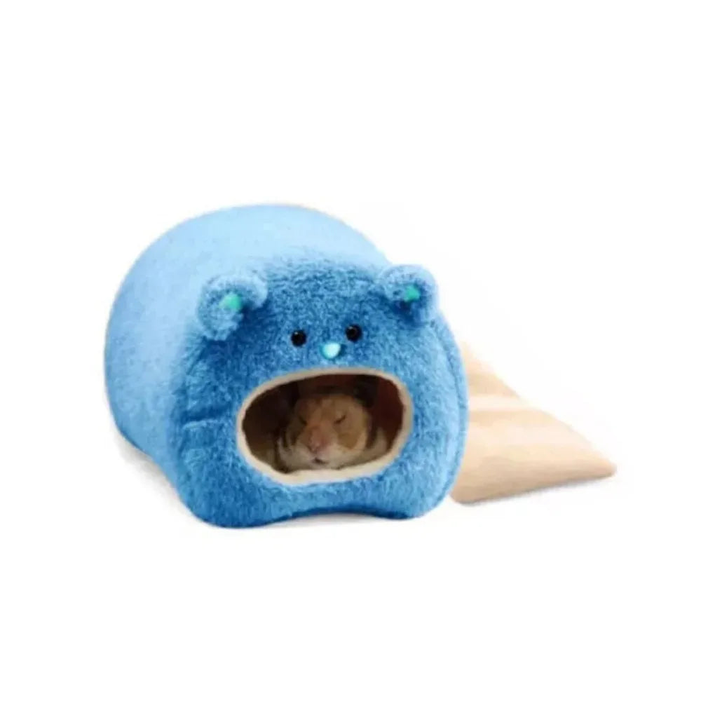 Hamster Soft Warm Bed Rat Hammock Squirrel Winter Pet Toy Hamster Cage House Hanging Nest,Mat House Bed Animal Mice Rat Nest