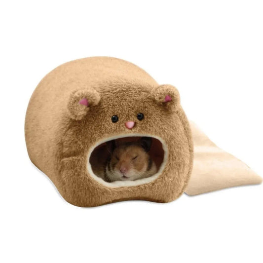 Hamster Soft Warm Bed Rat Hammock Squirrel Winter Pet Toy Hamster Cage House Hanging Nest,Mat House Bed Animal Mice Rat Nest