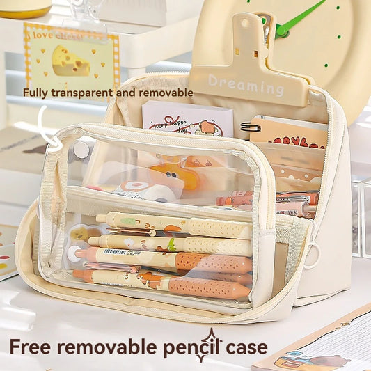 Nine Layer Large Capacity Pencil Case Simple And Multi Functional Pencil Box For Primary And Junior High School Students