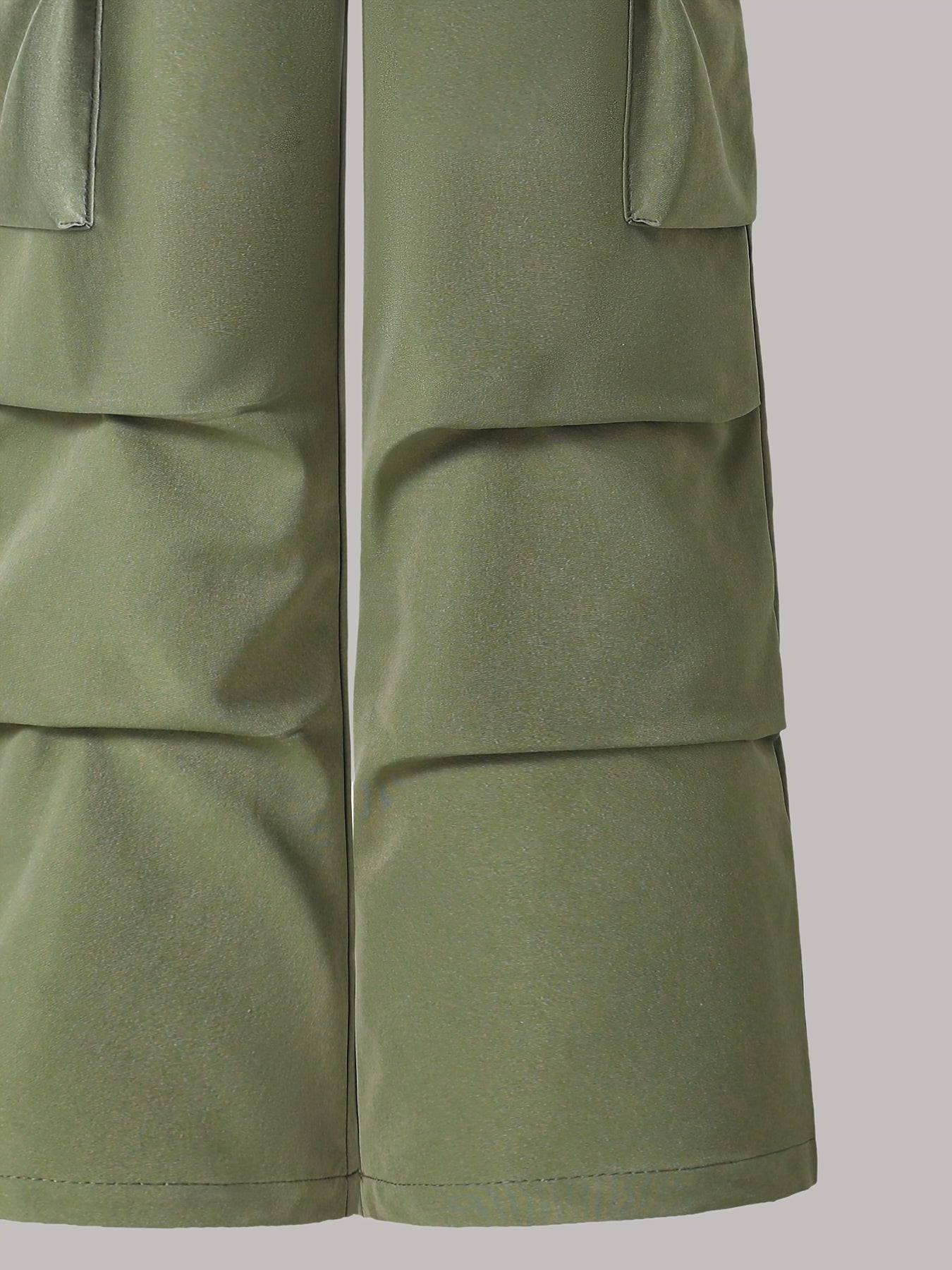 Two-Piece Set - street style Outdoor ´Cool Girls' Fashion Simple Long Sleeve + Cargo Wide-Leg Pants