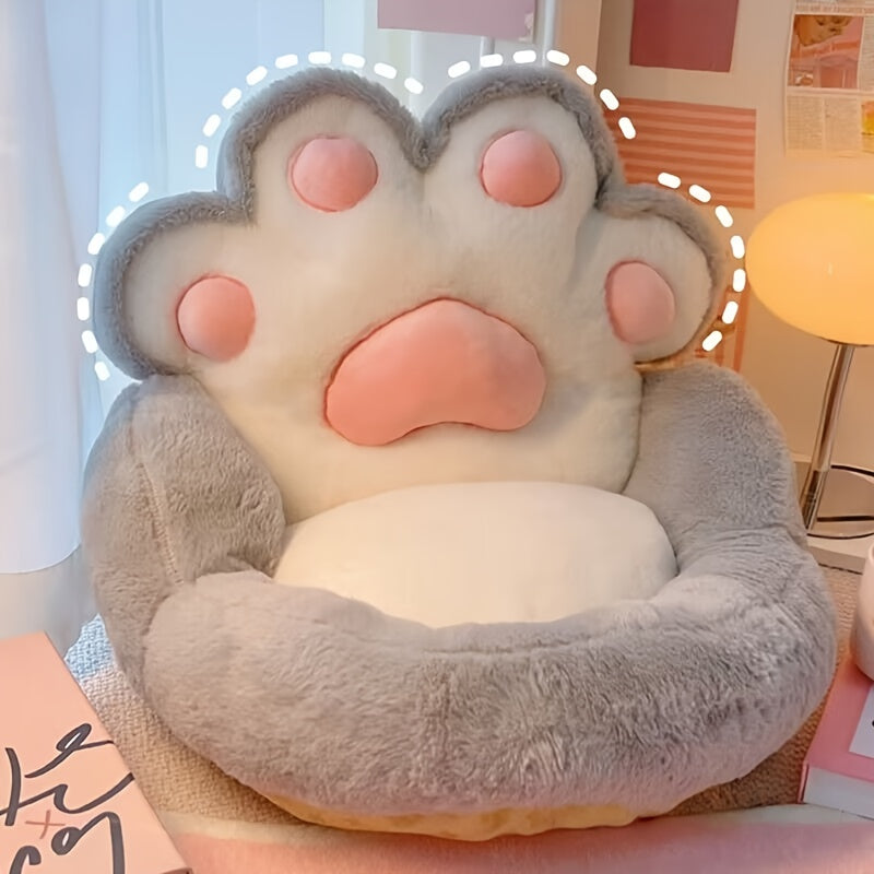 Crown Cat Paw Pillow Cushion chair- Plush Soft