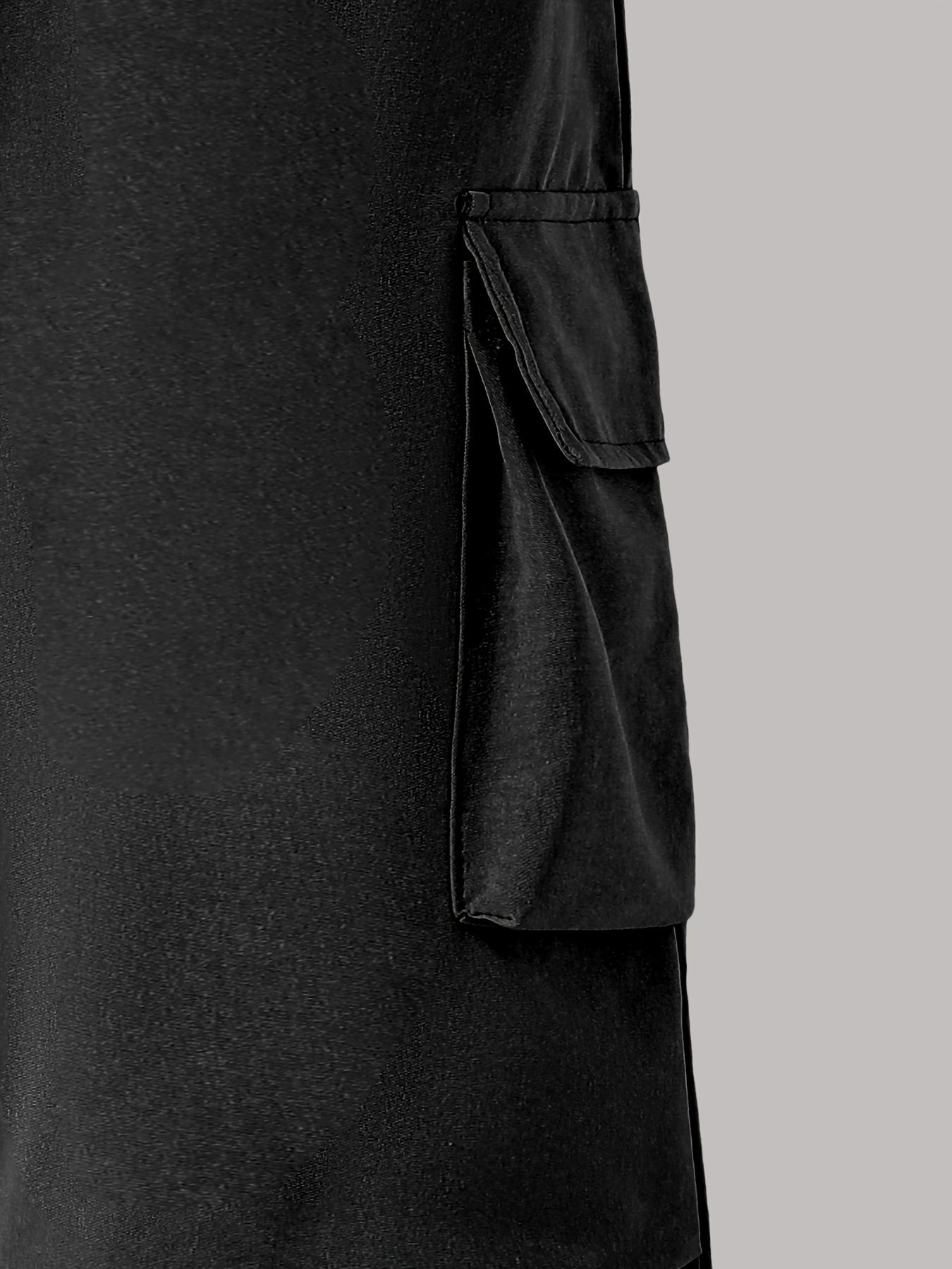 Two-Piece Set - street style Outdoor ´Cool Girls' Fashion Simple Long Sleeve + Cargo Wide-Leg Pants