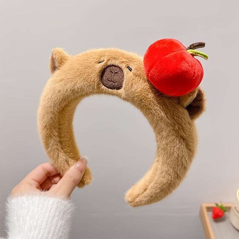 Plush Kabbalah Hairband Capybara
