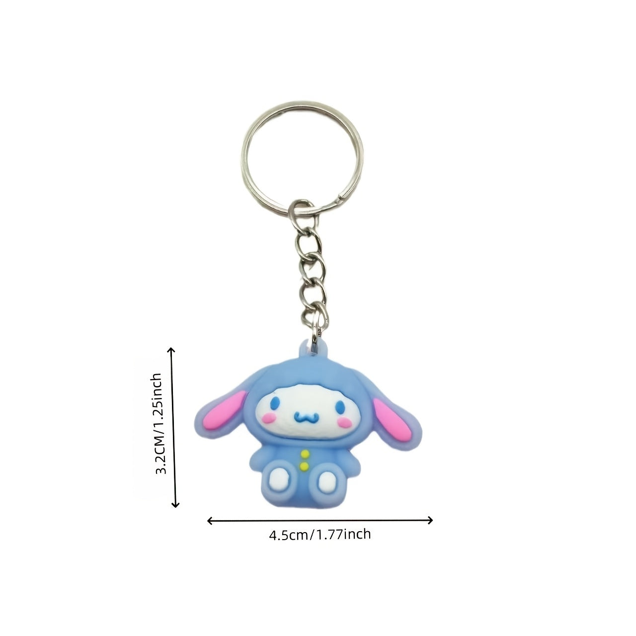 8 (set)  Keychains  Anrio Cartoon Character
