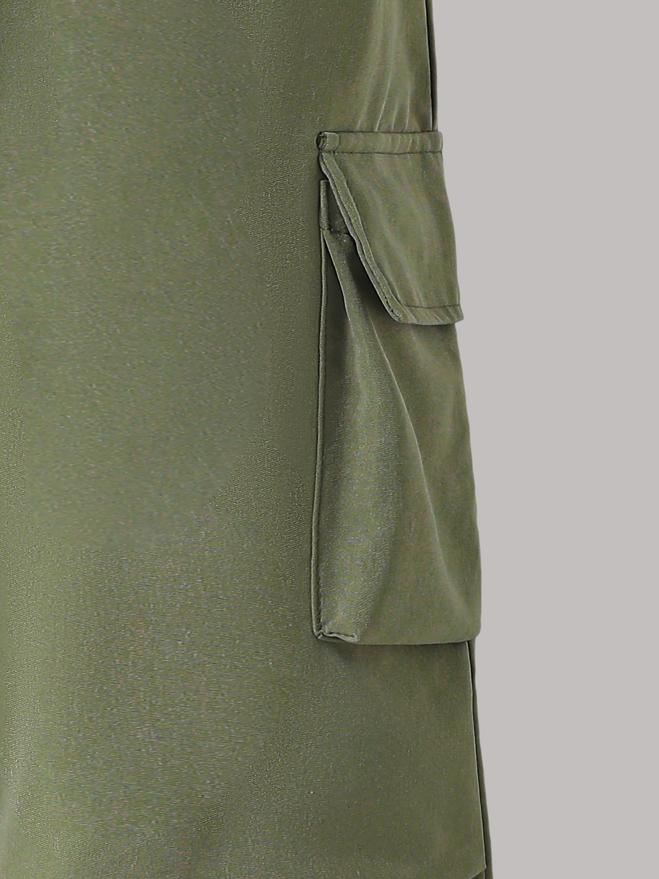 Two-Piece Set - street style Outdoor ´Cool Girls' Fashion Simple Long Sleeve + Cargo Wide-Leg Pants