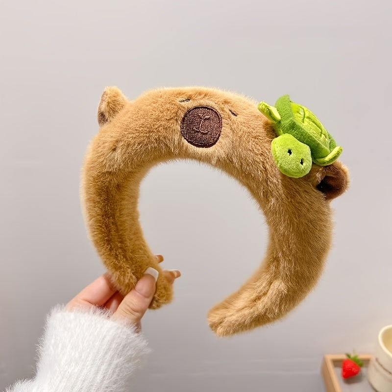 Plush Kabbalah Hairband Capybara