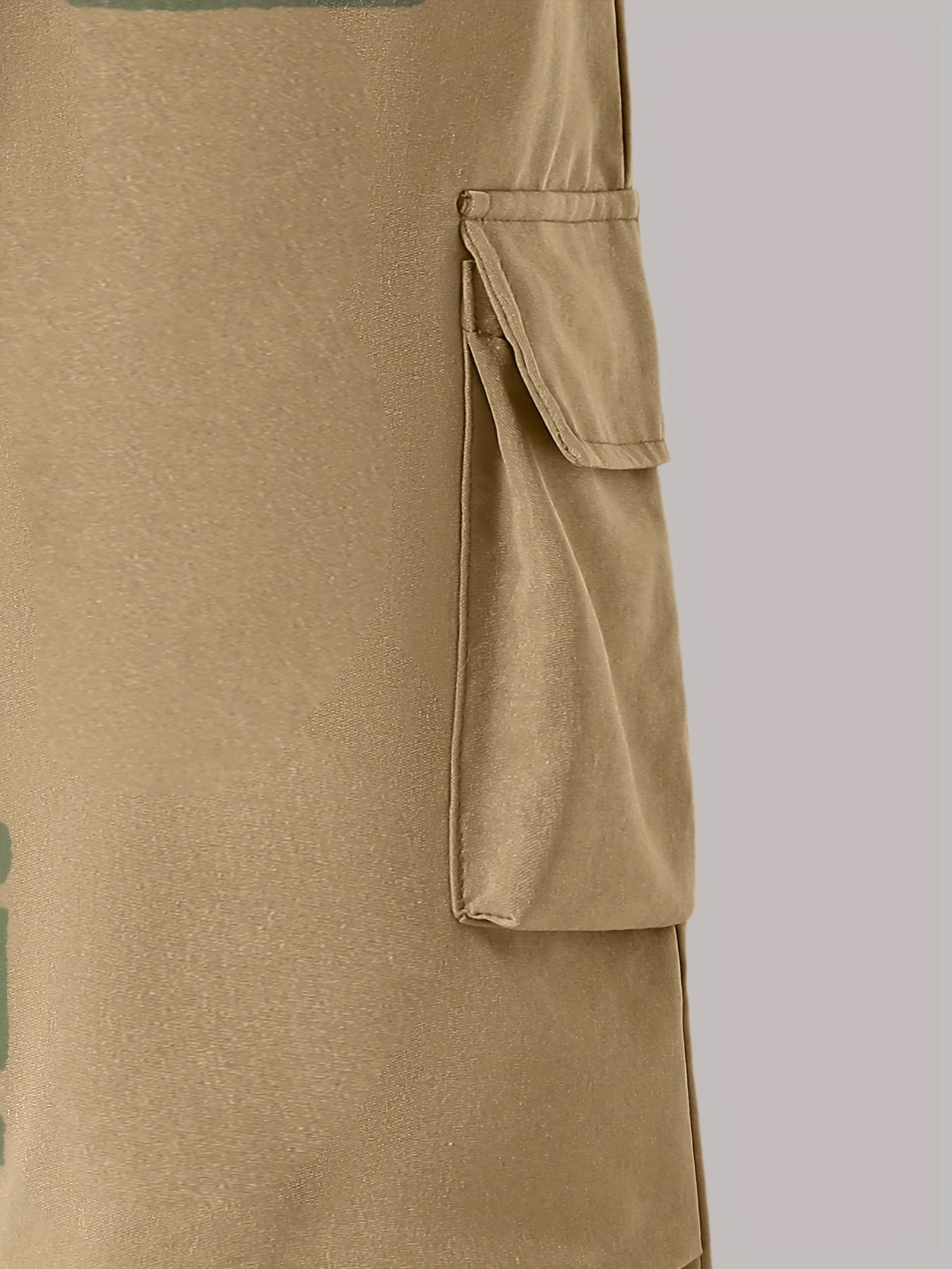 Two-Piece Set - street style Outdoor ´Cool Girls' Fashion Simple Long Sleeve + Cargo Wide-Leg Pants