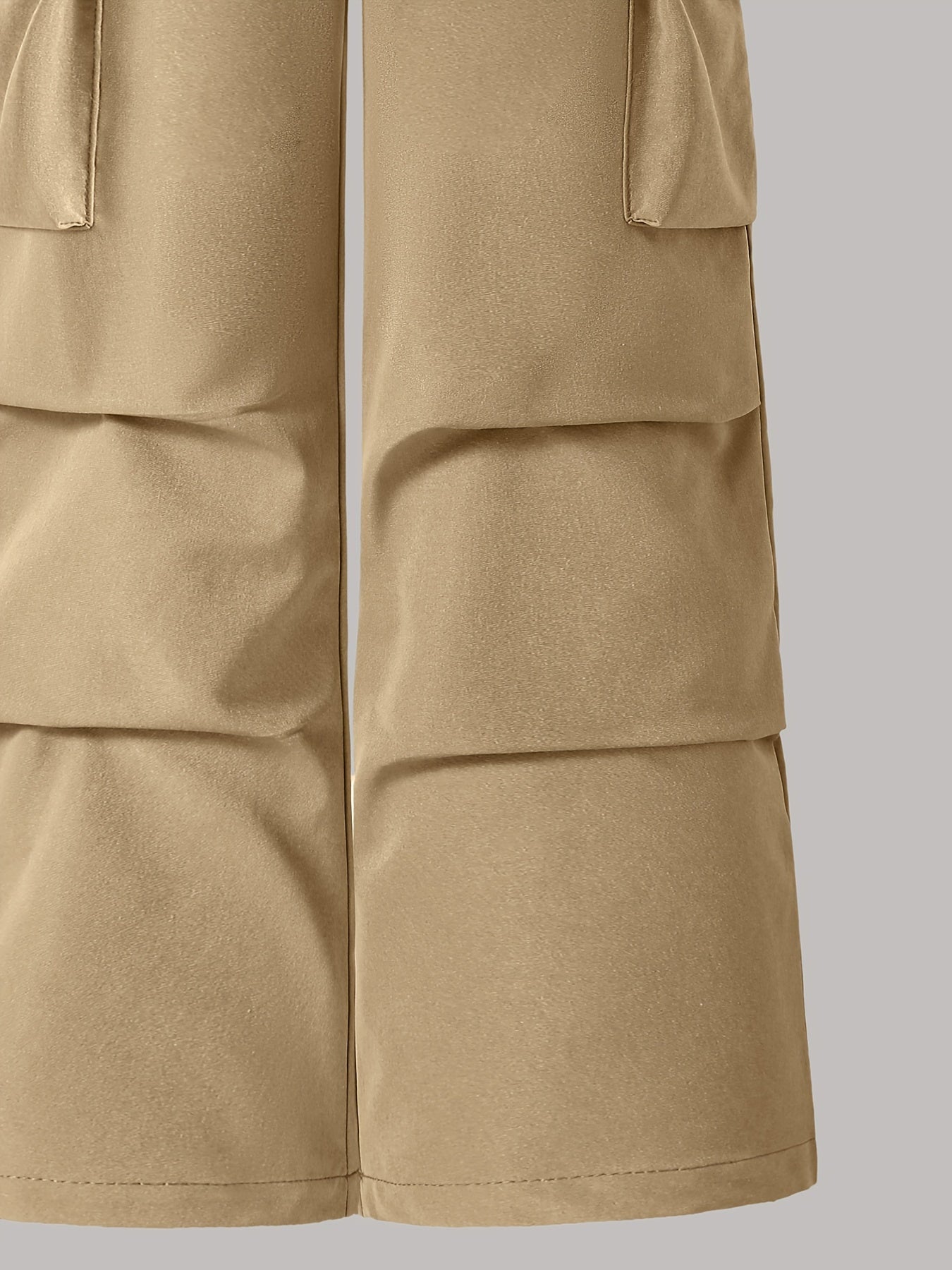 Two-Piece Set - street style Outdoor ´Cool Girls' Fashion Simple Long Sleeve + Cargo Wide-Leg Pants