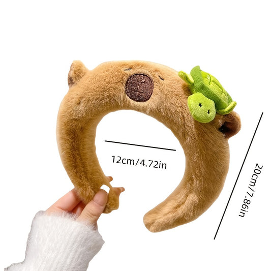 Plush Kabbalah Hairband Capybara
